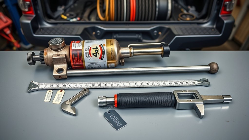 spare jack assembly details
