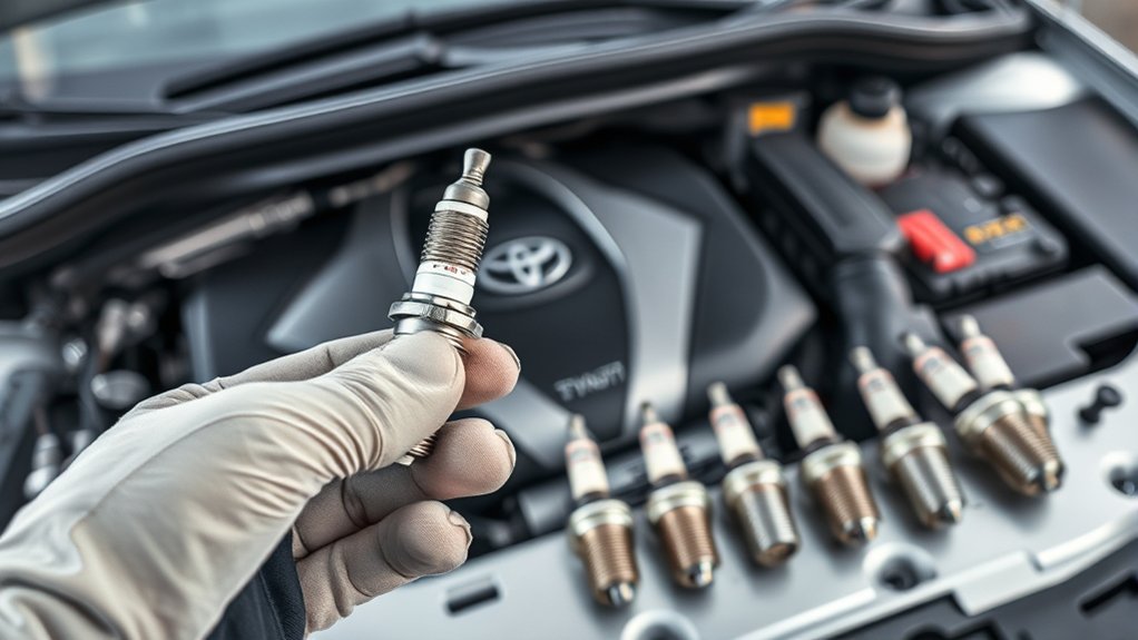 Toyota Camry spark plug heat range and firing-end heat transfer