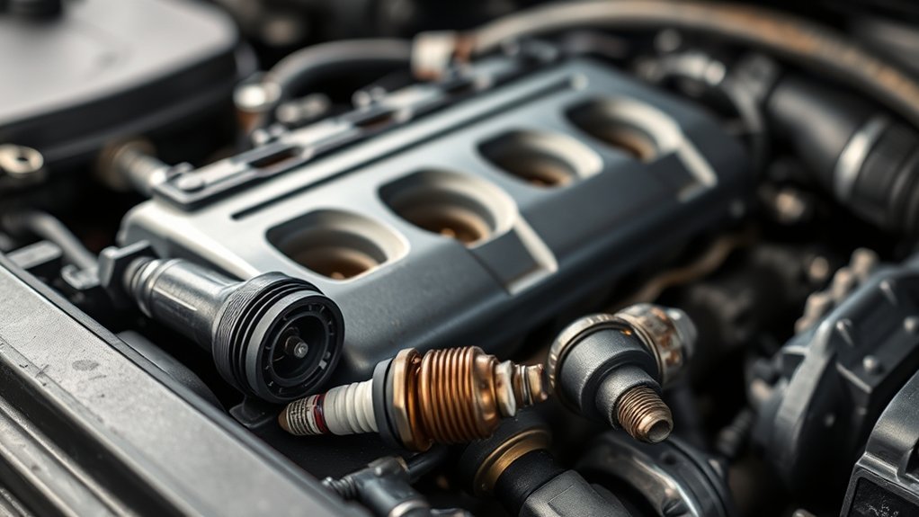 Toyota Camry spark plugs and coil-on-plug ignition components
