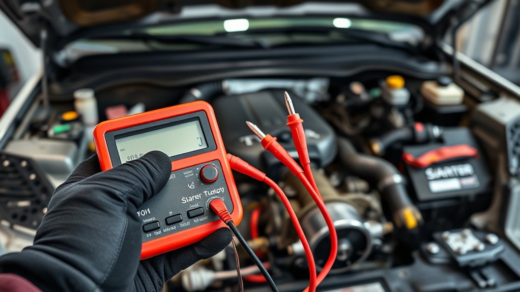 Toyota Tundra starter motor and cable voltage-drop diagnosis