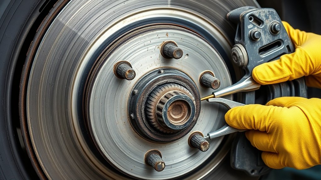 Symptoms and repair considerations for a sticking Toyota Camry brake caliper