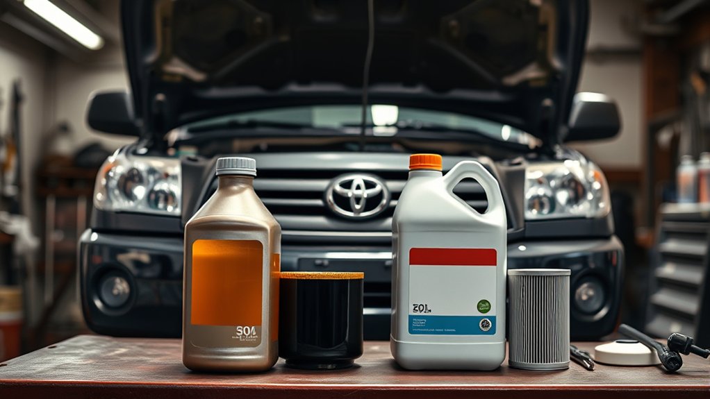 Full synthetic 5W-30 engine oil for a 2006 Toyota Tundra
