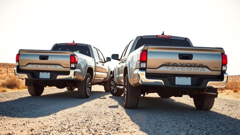 tacoma bed length comparison
