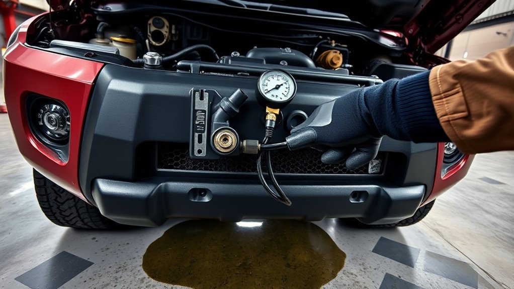 tacoma coolant leak repair