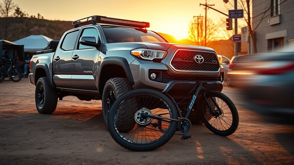Toyota Tacoma midsize pickup for work towing and off-road use