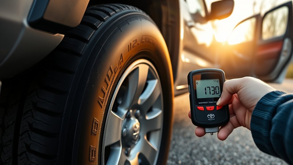 tacoma tire pressure guidelines
