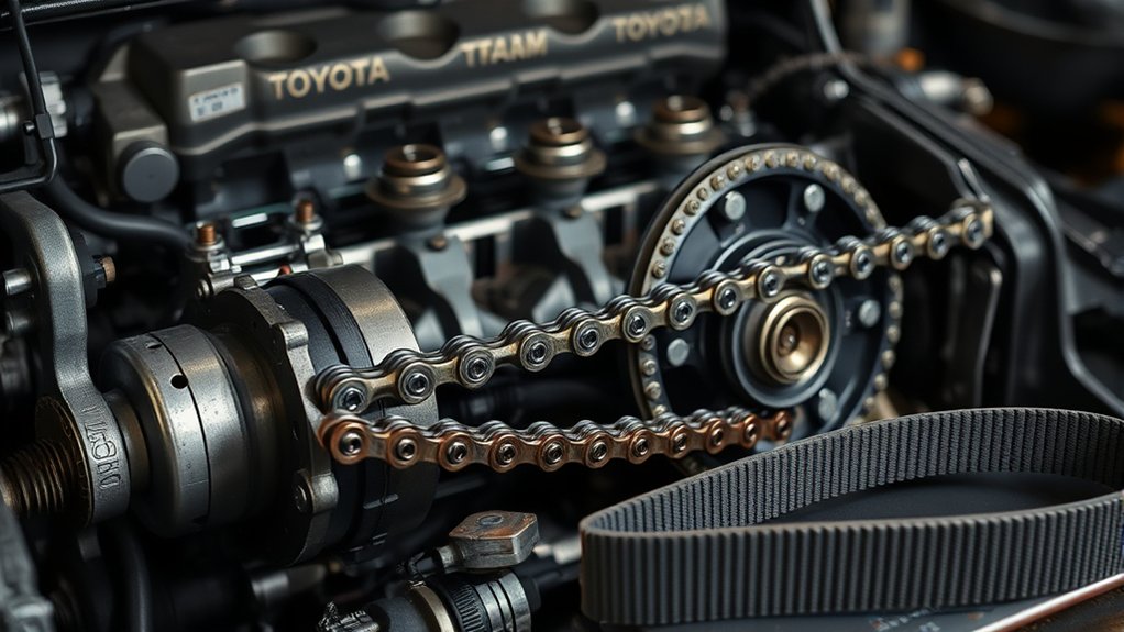 Toyota Tacoma timing belt and timing chain comparison