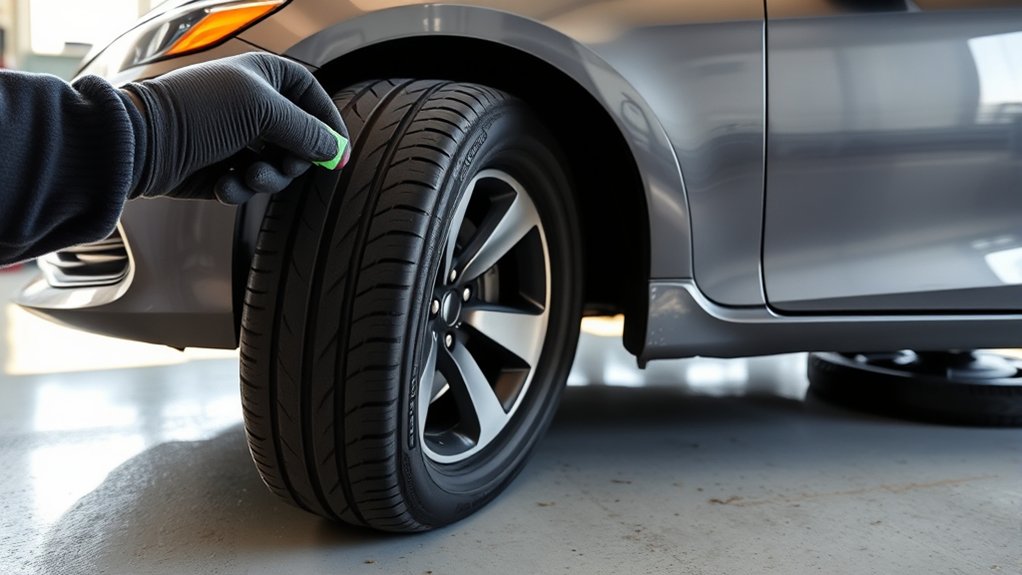 Tire conicity creating lateral force that can make a Toyota Camry pull to one side