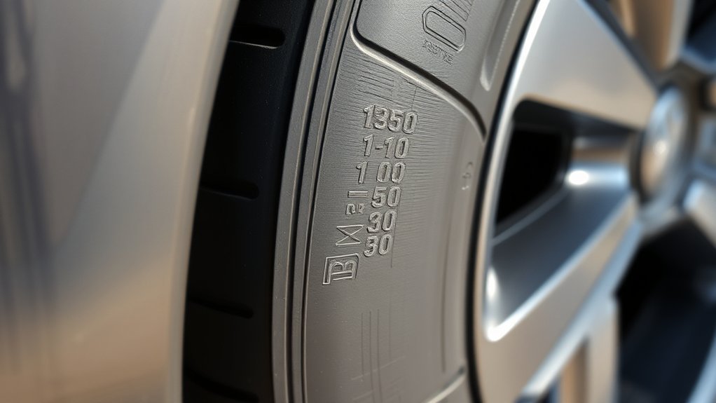 Toyota Camry tire sidewall size numbers and their meanings