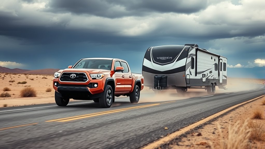 towing safety in wind