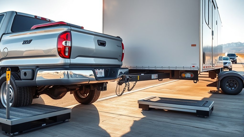 Toyota Tundra towing safety checklist for hitch, brakes, tires, and load