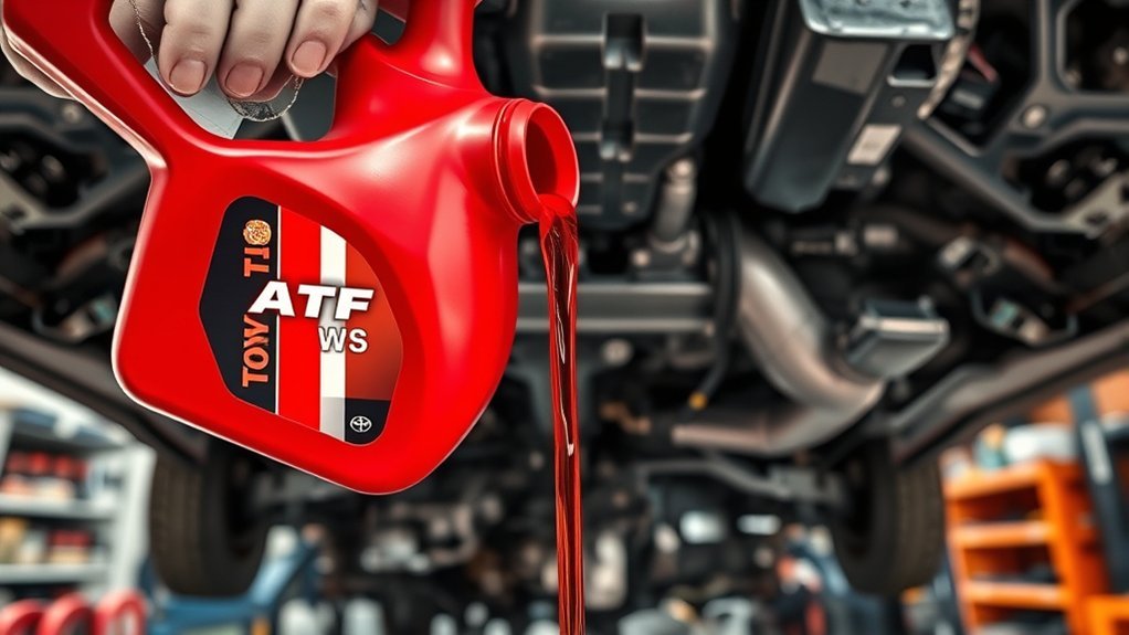 Toyota ATF WS transmission fluid information for a Toyota Camry