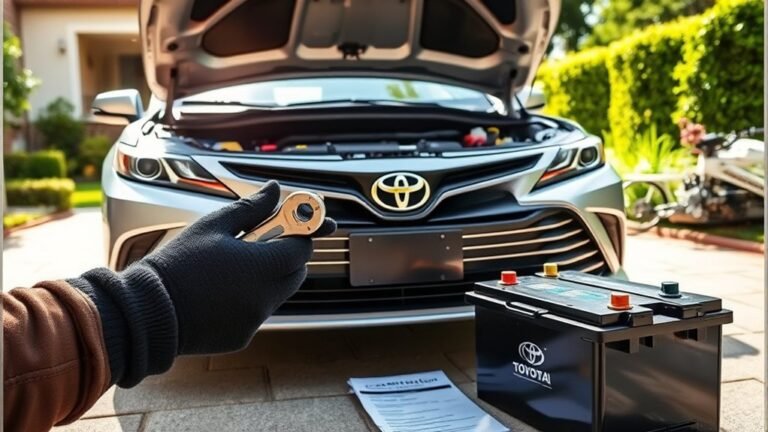 toyota camry battery replacement guide