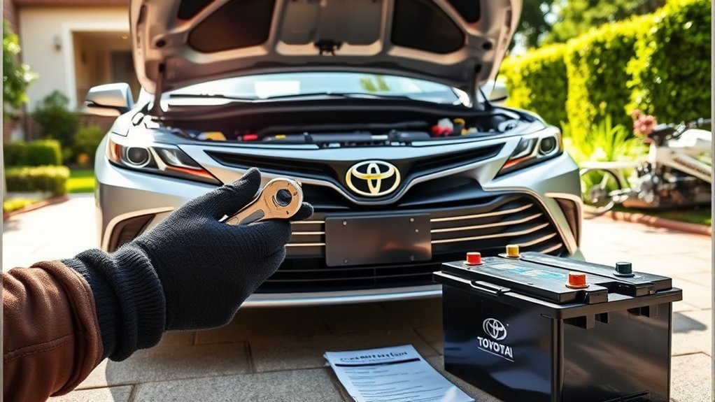 toyota camry battery replacement guide