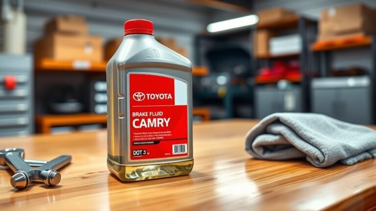 toyota camry brake fluid
