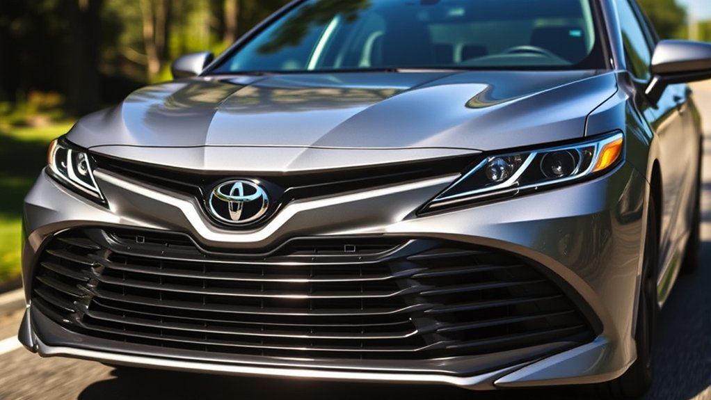 Toyota Camry model years with Dynamic Radar Cruise Control and Toyota Safety Sense