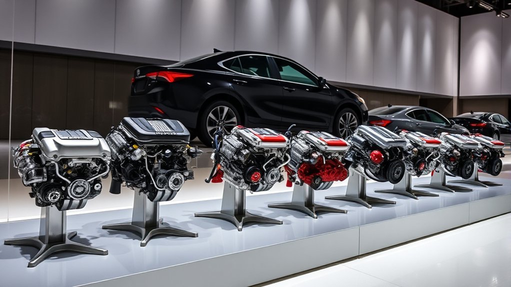 Toyota Camry engine options across nine U.S. generations