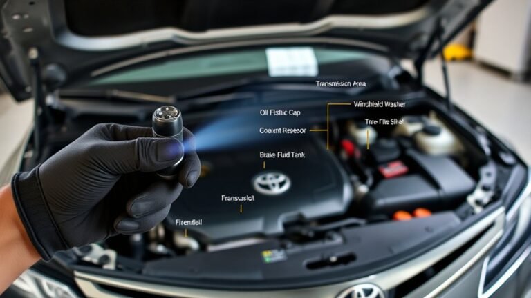 toyota camry fluid inspection