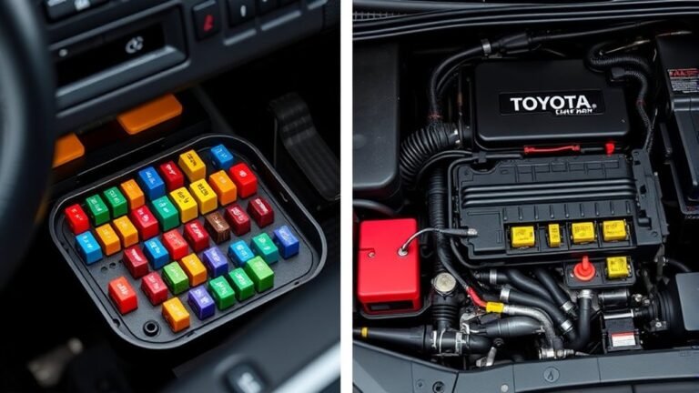 toyota camry fuse box location
