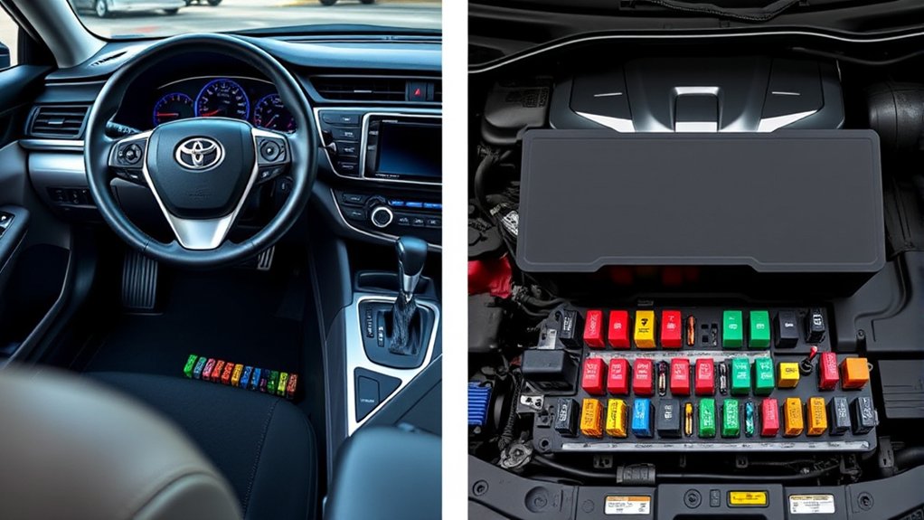 toyota camry fuse box locations