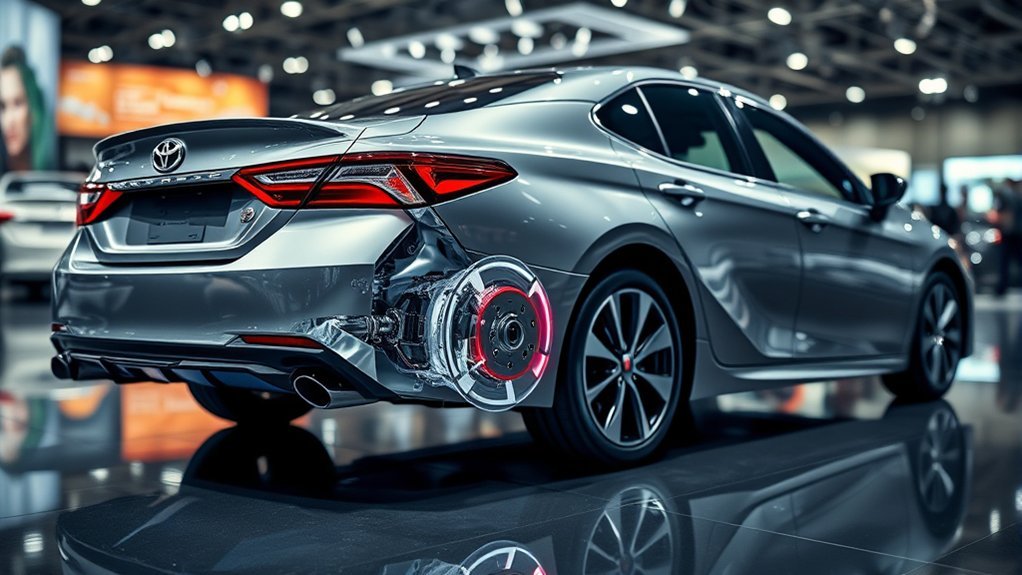 toyota camry hybrid braking