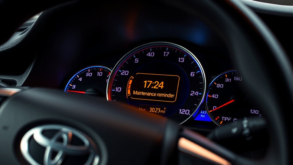 toyota camry maintenance alerts