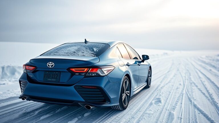 toyota camry snow traction