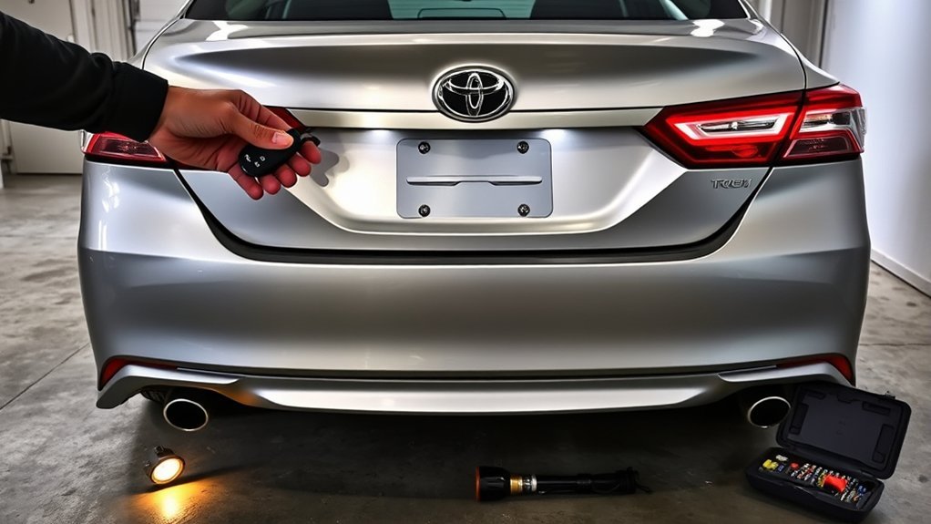 toyota camry trunk issues