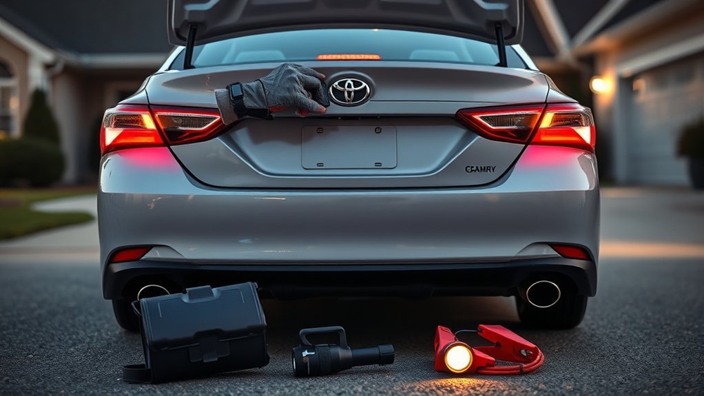 Cleaning and maintaining a Toyota Camry trunk latch, striker, weather seal, and release mechanism