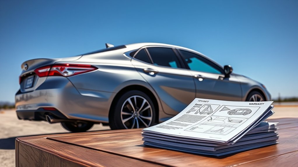Toyota Camry factory warranty coverage periods and details