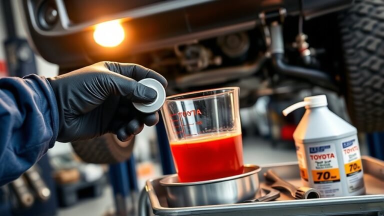 toyota tacoma fluid maintenance