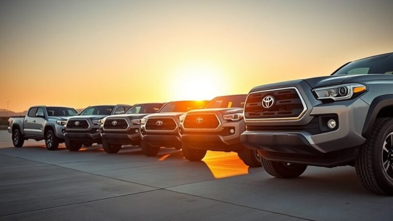 toyota tacoma generational overview