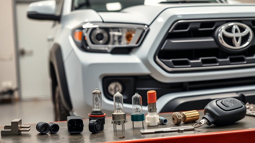 toyota tacoma headlight bulb types