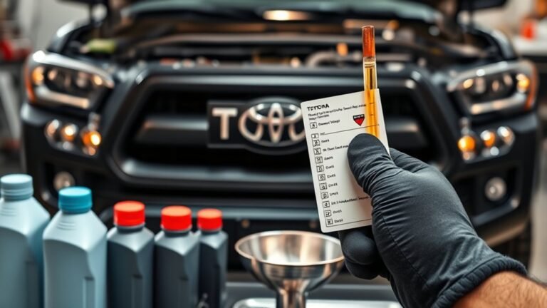 toyota tacoma oil grades
