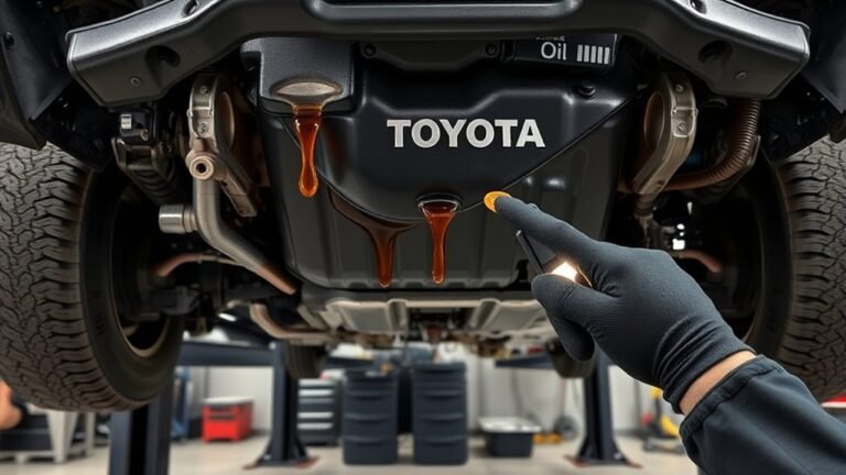 toyota tacoma oil leaks