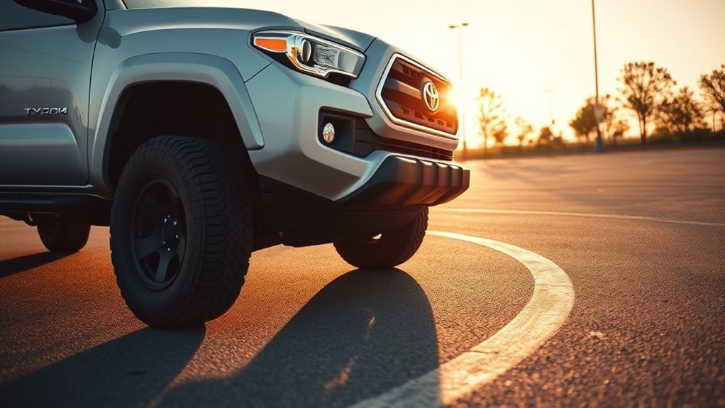 toyota tacoma turning radius