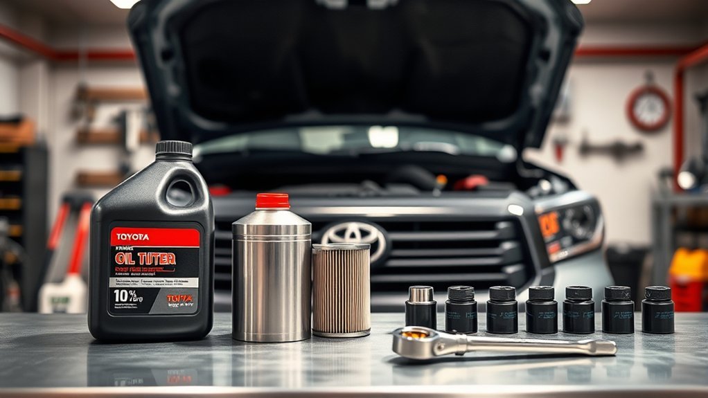 Toyota Tundra engine oil capacity check