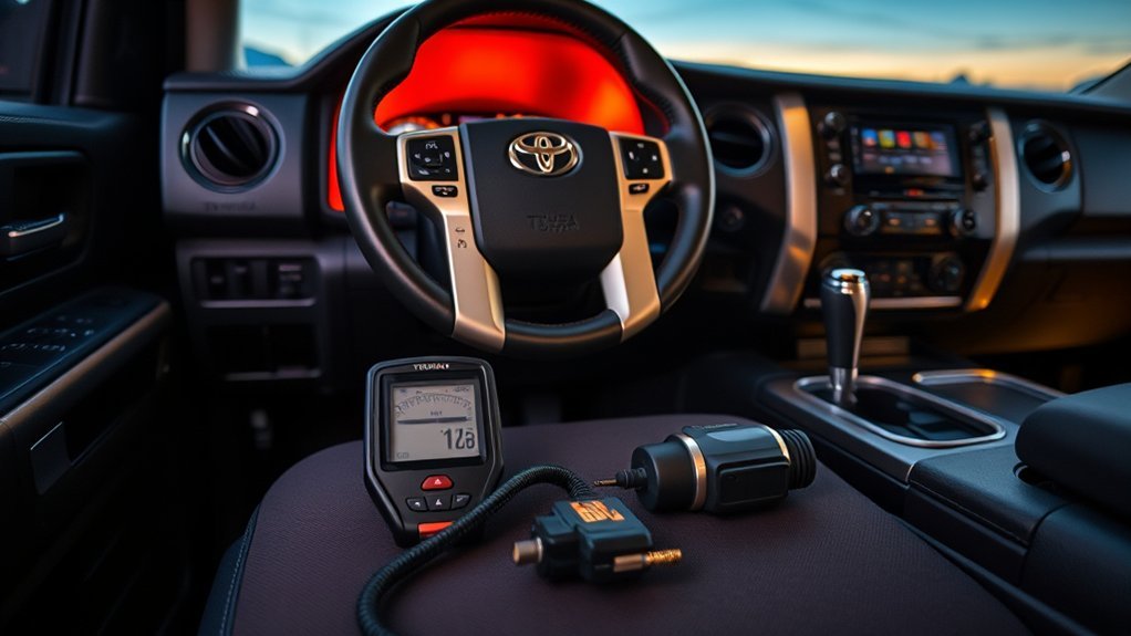 Toyota Tundra TPMS sensor troubleshooting and diagnosis