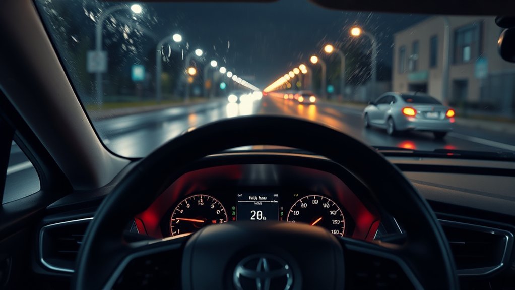 Traction control reducing drive-wheel spin on a slippery road