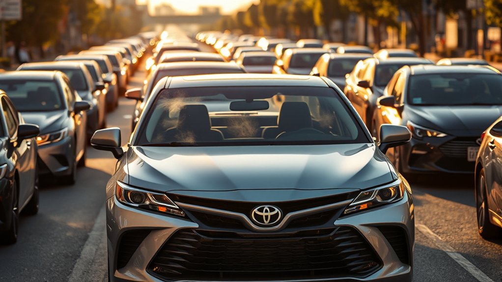 Toyota Camry overheating while idling in heavy traffic