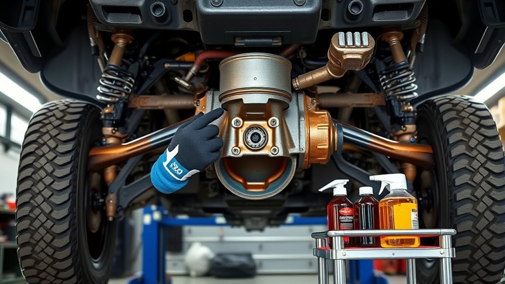 Toyota Tacoma transfer case fluid maintenance inspection