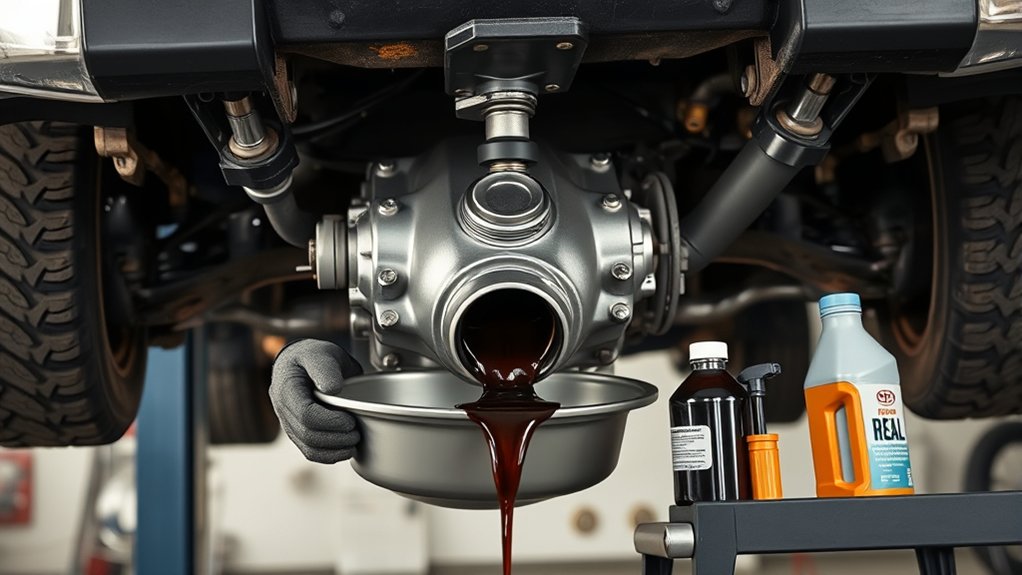 Toyota Tundra transfer case fluid inspection and maintenance