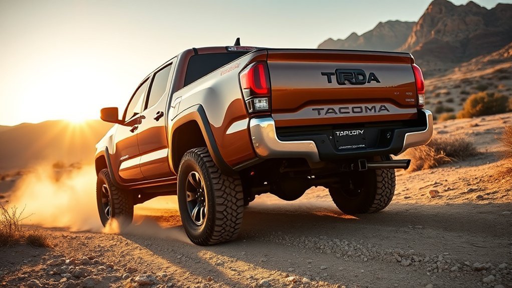 Toyota Tacoma TRD off-road suspension and trail hardware