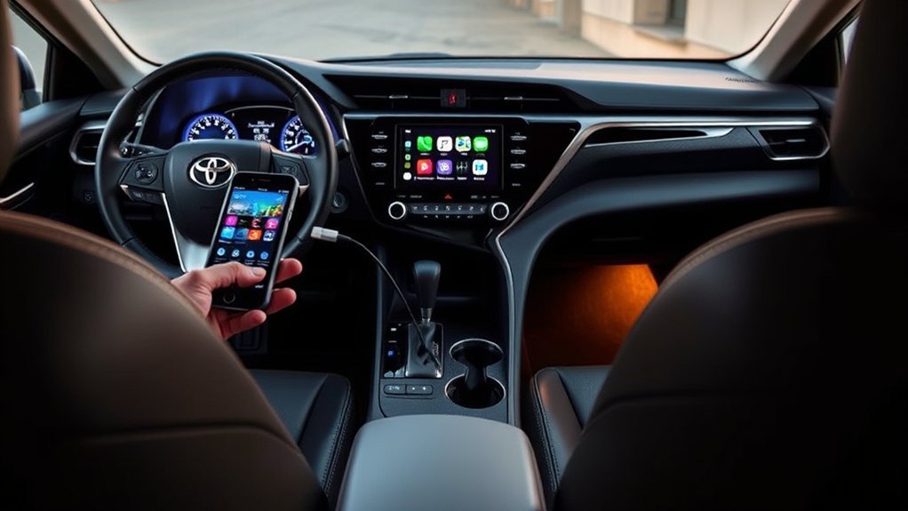 Troubleshooting an Apple CarPlay connection in a Toyota Camry