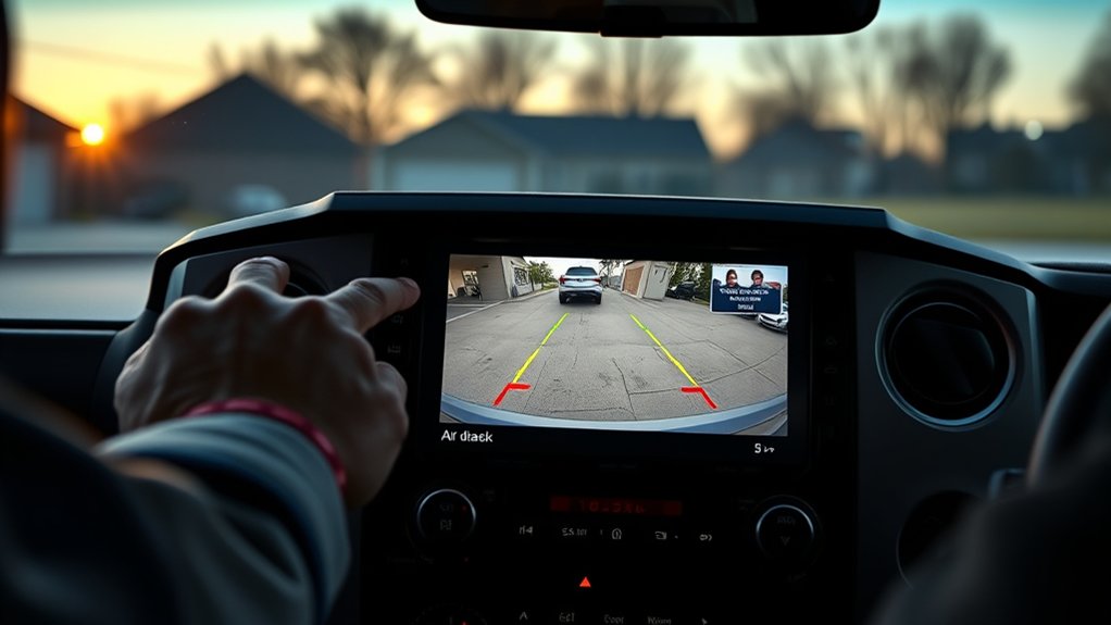 Troubleshooting a Toyota Tundra backup camera display problem