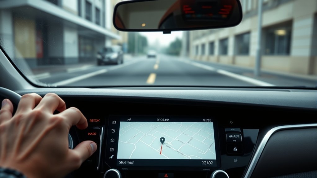 Toyota Camry multimedia screen being checked for navigation problems