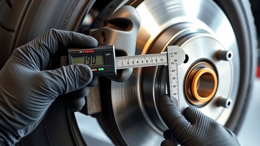 tundra rotor and pad measurement