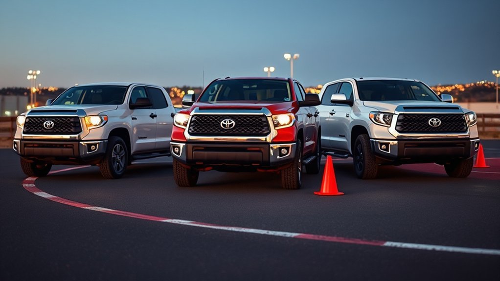 Toyota Tundra turning radius and maneuverability comparison across model generations