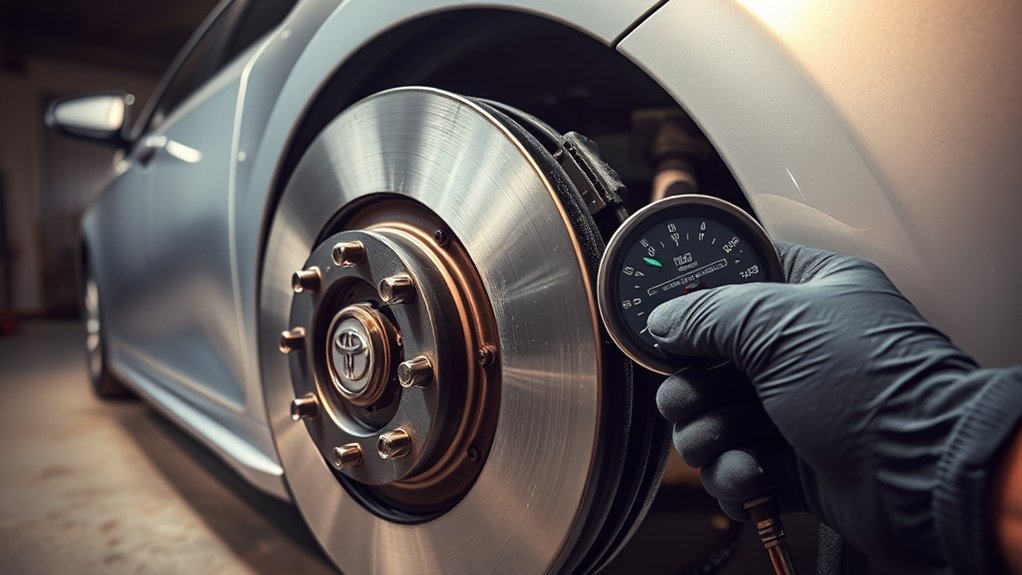 How rotor runout and thickness variation affect Toyota Camry braking