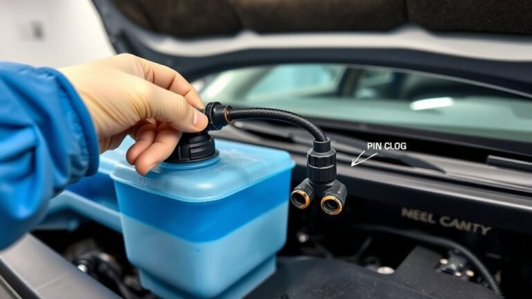 washer fluid spray issues